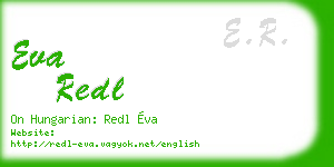 eva redl business card
